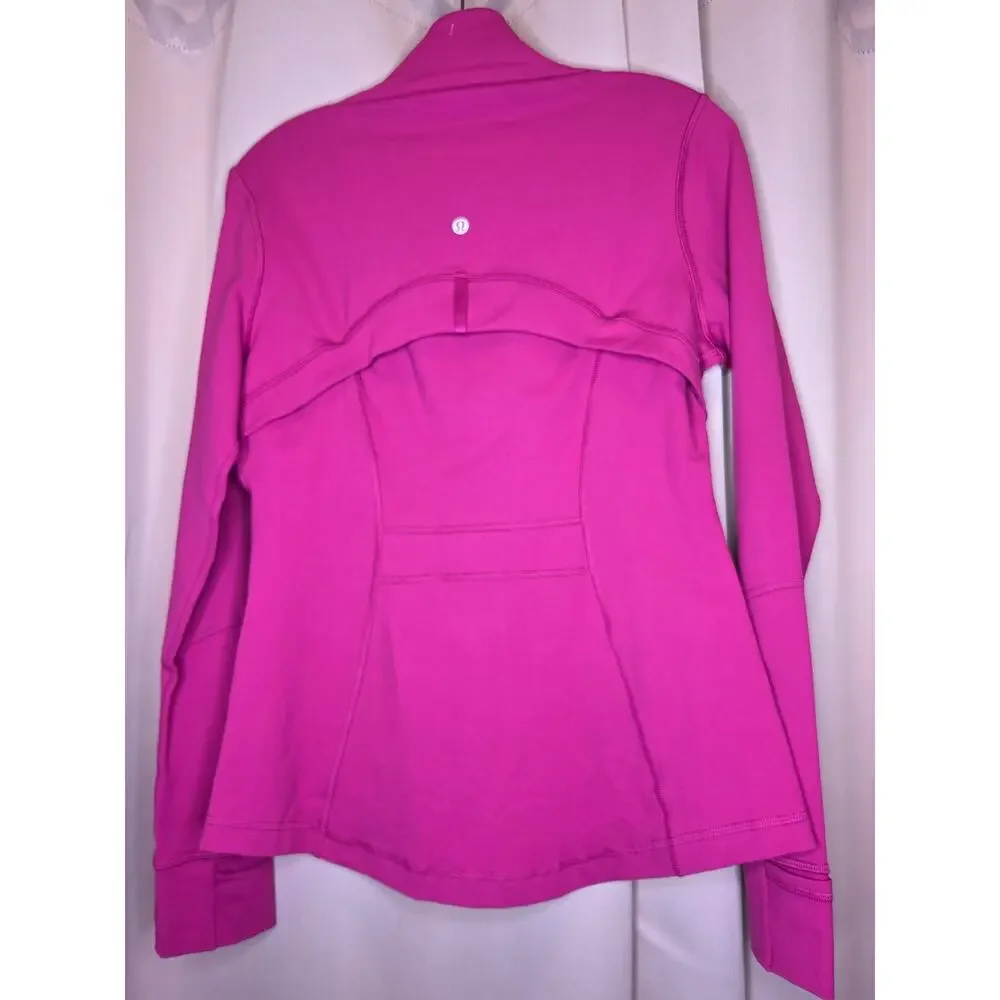 Authentic Lululemon Define Jacket (Full-Zip Style)- Medium / Sonic Pink